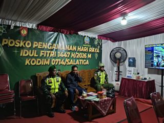 H+3 Lebaran: Arus Lalu Lintas di Kawasan Saloka Tuntang Lancar, Sinergi TNI-Polri Tetap Siaga