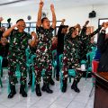 Gemuruh Dukungan Warnai Nobar Piala Dunia di Kodim 0714/Salatiga
