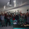 Bola Gembira TNI dan Rakyat, Aula Kodim 0714/Salatiga Bergemuruh Saat Nobar Mesir vs Selandia Baru