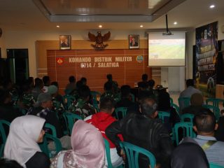 Kodim 0714/Salatiga Kembali Gelar "Bola Gembira", Nobar TNI dan Rakyat Saksikan Duel Norwegia vs Prancis