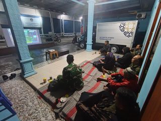 Semi Final Panas Argentina Vs Inggris, Jajaran Koramil Kodim 0714/Salatiga Gelar Nobar TNI dan Rakyat