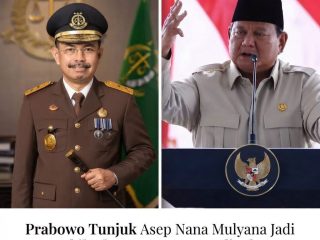 Prabowo Resmi Tunjuk Asep Nana Mulyana Sebagai Wakil Jaksa Agung, Kuntadi Jabat Jampidsus