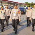 POLDA JABAR KAWAL KUNKER VVIP PRESIDEN PRABOWO DI KM 57 TOL JACI, SITUASI KONDUSIF