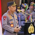 Kapolri Pimpin Upacara Pelantikan dan Sertijab Pejabat Utama (PJU) Polri Serta Enam Kapolda