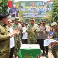 Pangdam IV/Diponegoro Tinjau Jembatan Gantung Merah Putih dan Resmikan Sumur Bor di Pati