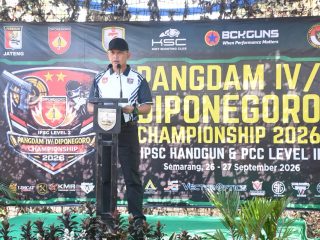Pangdam IV/Diponegoro Buka Championship 2026, Dorong Prestasi dan Sportivitas Atlet Menembak