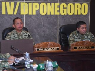 Pangdam IV/Diponegoro Ikuti Evaluasi Percepatan KDKMP