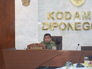 Kasdam IV/Diponegoro Ikuti Evaluasi Tatatuksat Satuan Jajaran TNI AD TA 2026