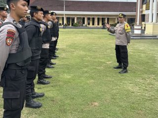 Dukung Pengamanan Pilkades di Temanggung, Polres Wonosobo Kerahkan Satu Pleton Personel BKO